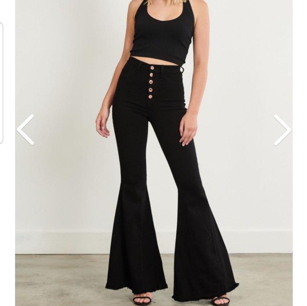 Vibrant MIU Flare Jeans